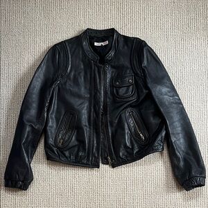 See By Chloe Black Leather Jacket